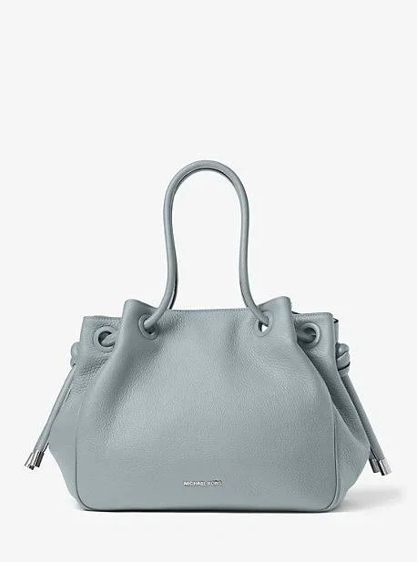 Michael Michael Kors Dalia Large Shoulder Tote Dusty Blue