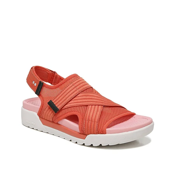 Ryka Adjustable Sport Sandals - River, Size 10 Wide, Fiesta Red