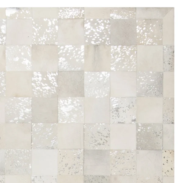 Safavieh Studio Leather Stl214A 3&0x22 x 5&0x22 Ivory - Silver Area Rug