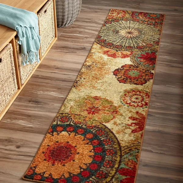 Mohawk Home Caravan Medallion Ornamental Runner Area Rug - 1&8x22x6&, Multi