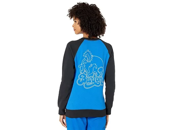 Burton Women's Keeler Crew Fleece - Lapis Blue, True Black, S