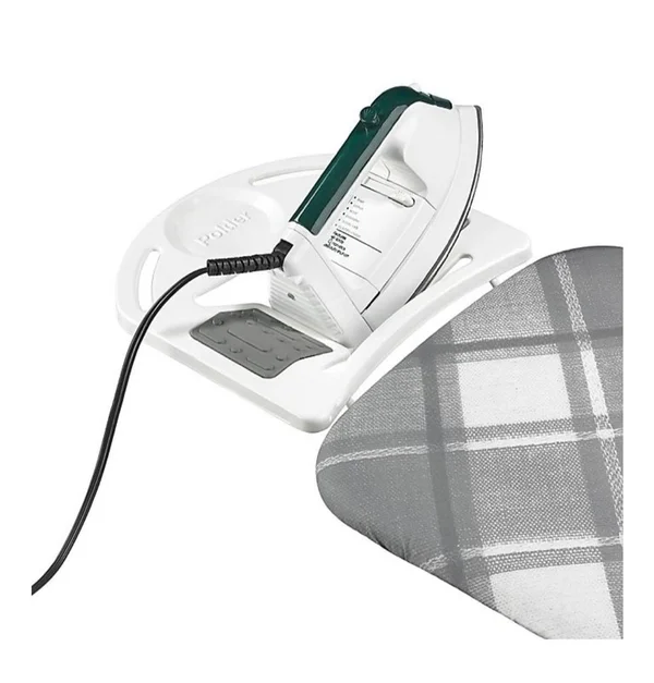 Polder 47.2-Inch x 16.5-Inch Deluxe Ironing Station with Iron Rest
