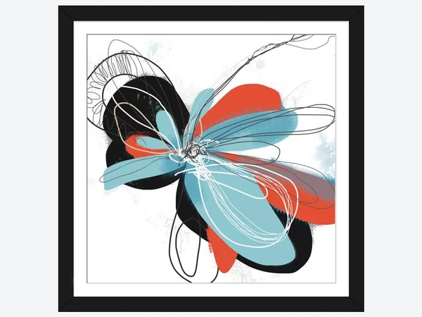 Framed Poster Prints - The Flower Dances I by Jan Weiss ( Floral & Botanical > Flowers art)