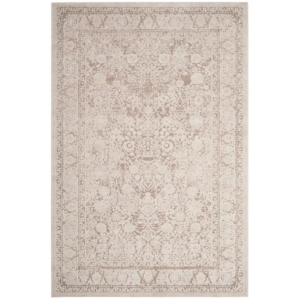 Safavieh Reflection RFT663C 6&7x22 x 6&7x22 Square Light Grey, Cream Area Rug