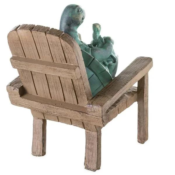 Plow & Hearth Reading Turtle Garden Statue