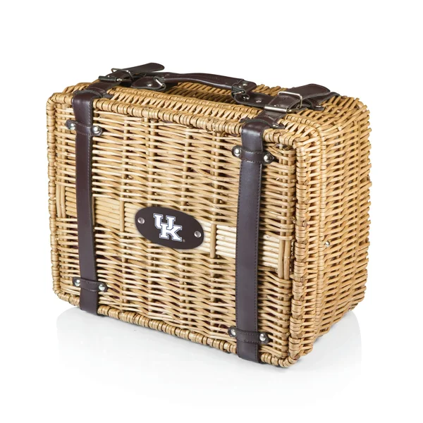 Kentucky Wildcats Champion Picnic Basket (Navy), 16 x 12 x 8
