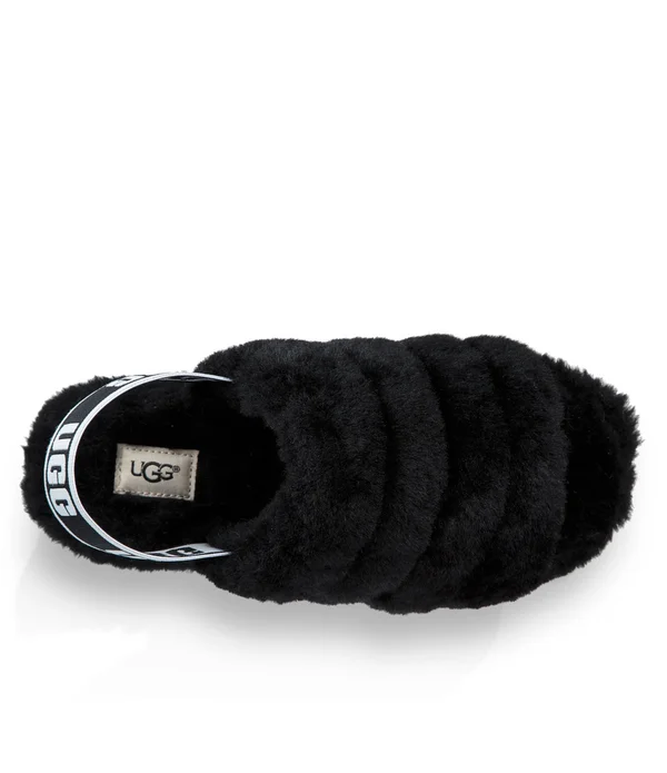 Ugg Women's Fluff Yeah Slide Goat, 6