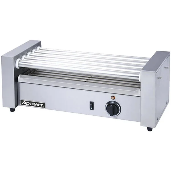 Adcraft - RG-05 - 12 Hot Dog Roller Grill, Steel