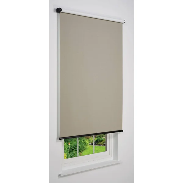 Linen Avenue Cordless Blackout Roller Shade, Taupe 30 W x 78 H
