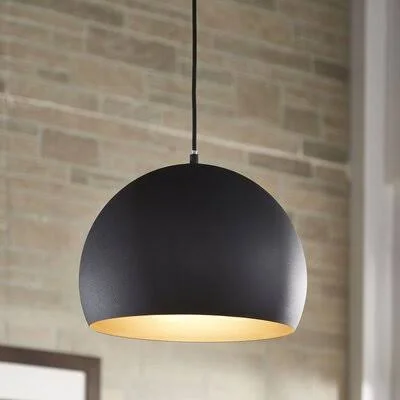 Pirton 1 - Light Single Dome Pendant Ivy Bronx