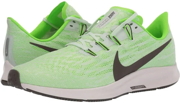 Nike Men's Air Zoom Pegasus 36 Running Shoes, Size: 9.5, Green