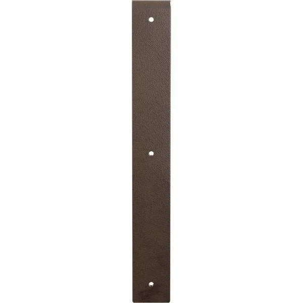 Ekena Millwork 2x22W x 16x22D x 16x22H Hamilton Steel Bracket Hammered Brown
