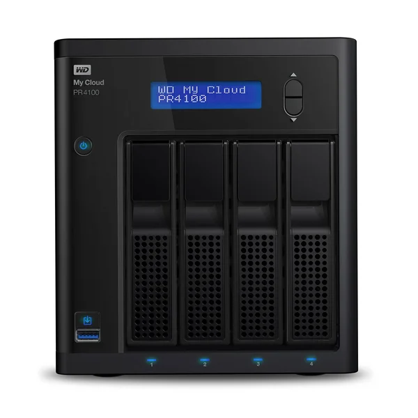 WD My Cloud PR4100 WDBNFA0160KBK 4-Bay NAS Server - 4 x 4 TB