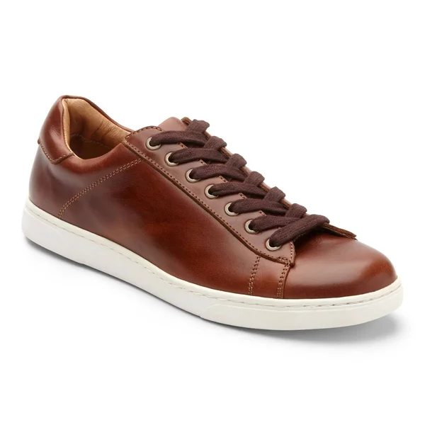 Vionic Men's Baldwin Sneaker Dark Brown 11.5
