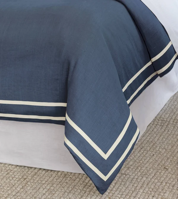 Eastern Accents - Resort Indigo Fret Duvet Cover, Full