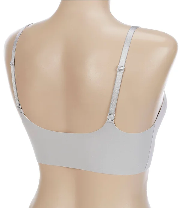 Calvin Klein Women's Invisibles Lightly Lined Triangle Bralette - Pink - XL