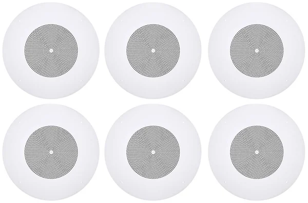 (6) JBL CSS8008 8x22 Commercial 70V/100V 5W Ceiling Speaker 4 Restaurant/Bar/Cafe