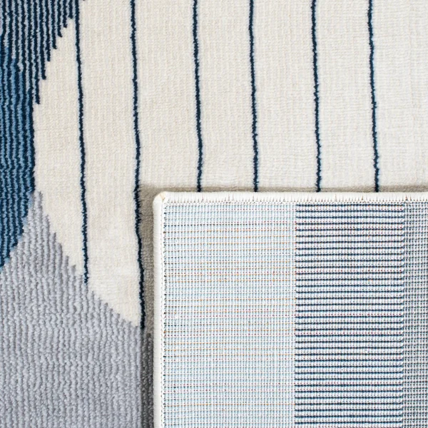 Safavieh Orwell Hayrani Mid-Century Modern Rug - 2&2x22 x 9& Runner - Grey/Aqua