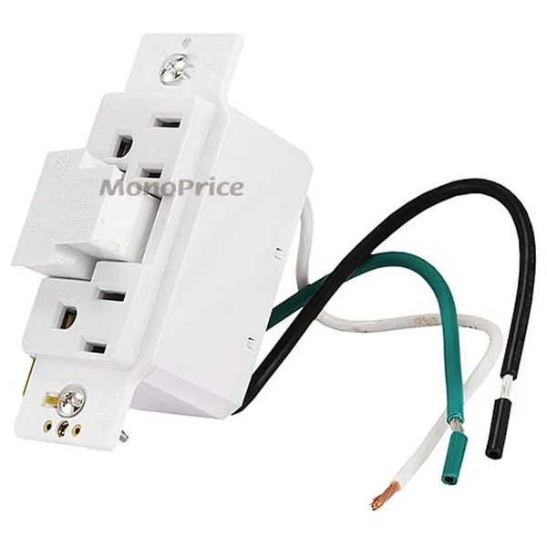 Monoprice 8476 Recessed Low Voltage Media Plate - White