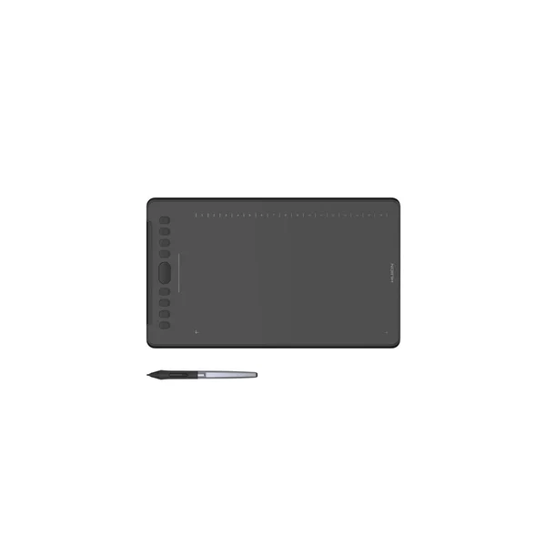 Huion H1161 Graphics Drawing Tablet Android Devices Supported 8192 Pen Pressure with Battery-Free Stylus 10 Shortcut Keys