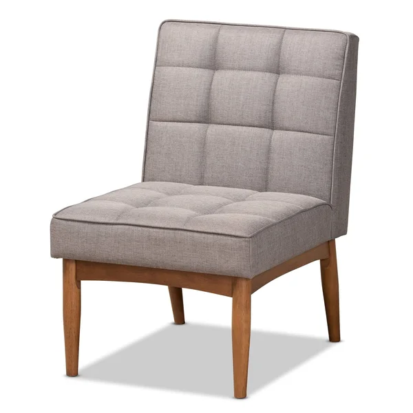 Wholesale Interiors Sanford Mid-Century Modern Dining Chair - Tan
