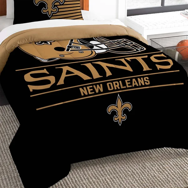 New Orleans Saints Draft Twin Comforter Set