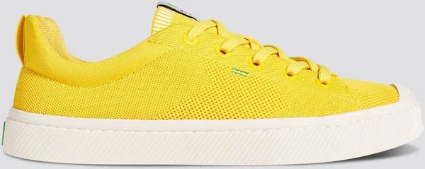 Cariuma IBI Low Sun Yellow Knit Sneaker Women - Yellow