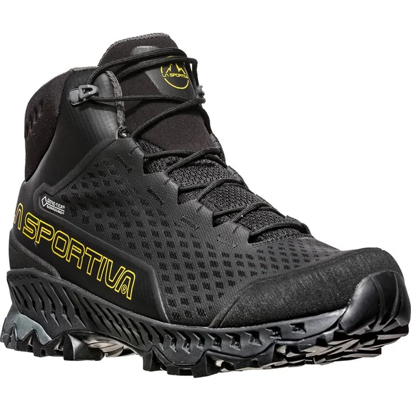 La Sportiva Men's Stream GTX Boot - 40.5 - Black - Yellow