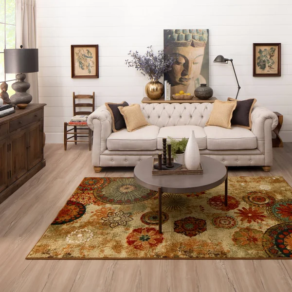 Mohawk Home Caravan Medallion Ornamental Runner Area Rug - 1&8x22x6&, Multi
