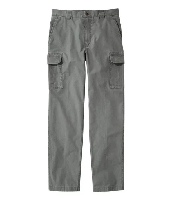 Men's Tropic-Weight Cargo Pants, Classic Fit Gray 35x30, L.L.Bean