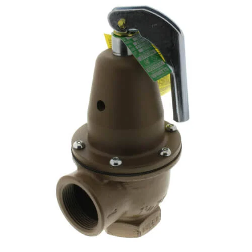 Watts 1-1/4 inch x 1-1/2 inch Boiler Pressure Relief Valve - 0383310