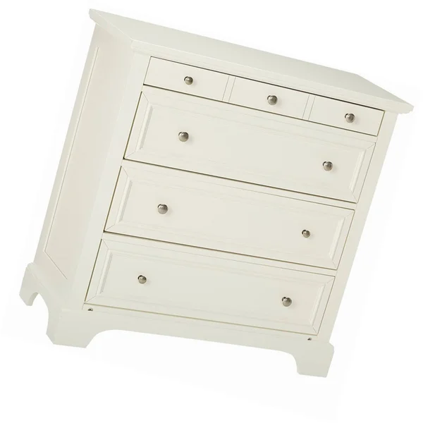 Home Styles Naples Drawer Chest - White
