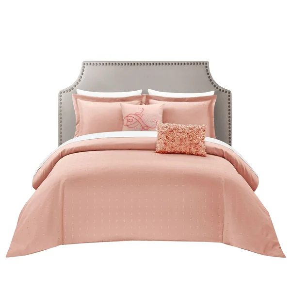 Chic Home Ellie 5 Piece Pleated Comforter Set (Beige - Twin)