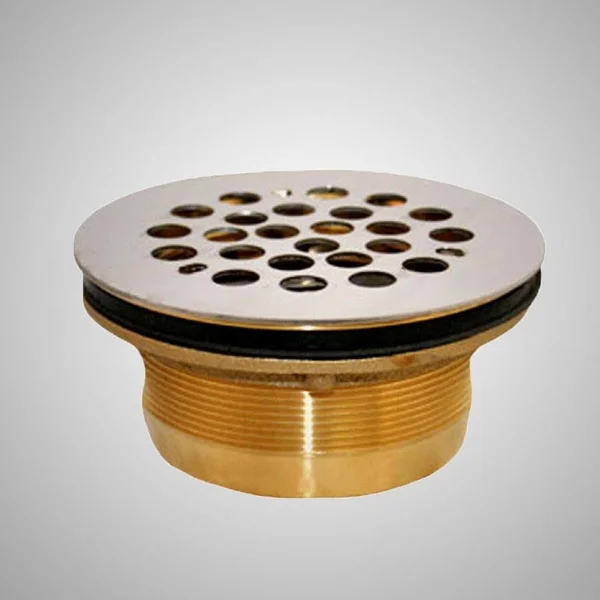 Type Q Brass Shower Drain - 2x22 - P-310 - P-311 2x22 NO-CLK Compression Gasket, Big Frog Supply