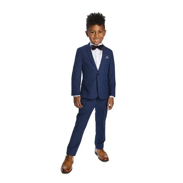 Appaman Kids Two-Piece Mod Suit (Toddler/Little Kids/Big Kids) Boy's Suits Sets Blueprint Windowpane : 7 Little Kids
