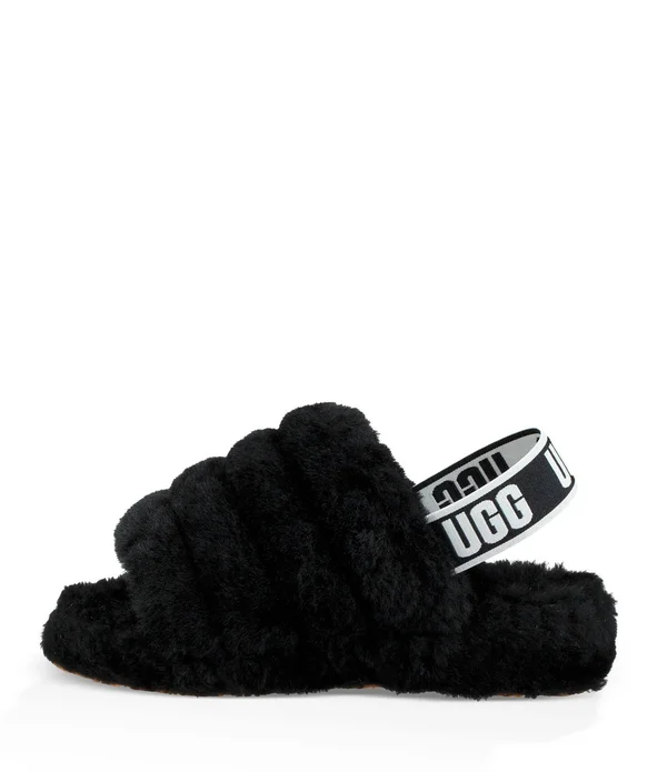 Ugg Women's Fluff Yeah Slide Goat, 6