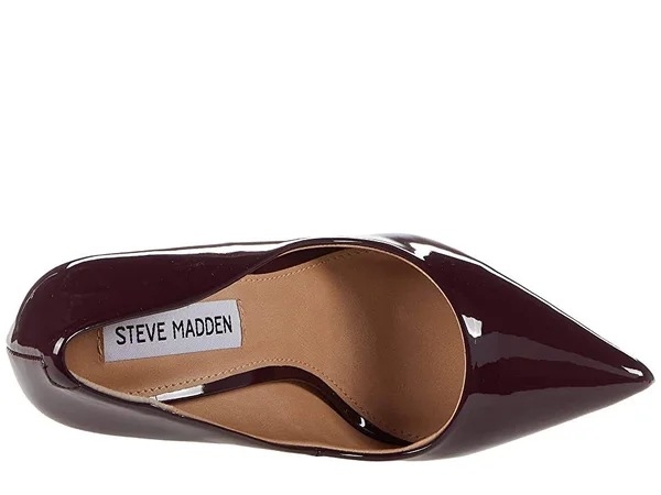 Steve Madden Vala Burgundy Patent - Size 6