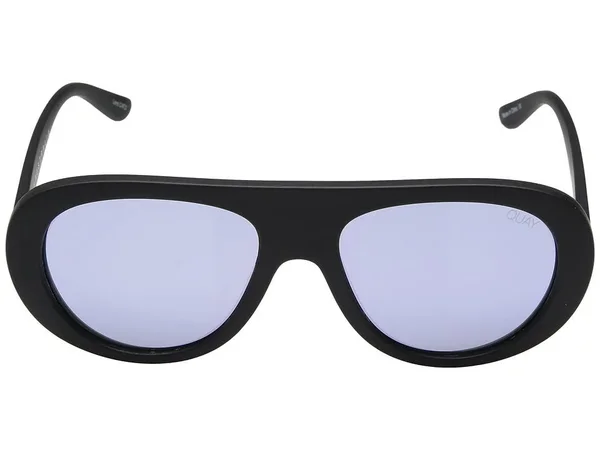 Quay Australia Bold Move Fashion Sunglasses Black/Purple