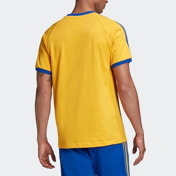 Adidas Originals 3 Stripes T-Shirt, Gold, GE6233-3 Color: Gold, Siz