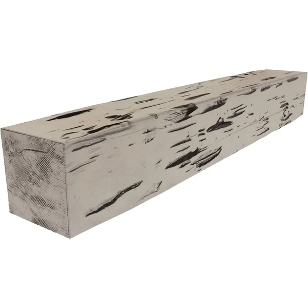 Ekena Millwork MANUPC08X12X72BP 8x22H x 12x22D x 72x22W Pecky Cypress Faux Wood Fireplace Mantel - Burnished Pine
