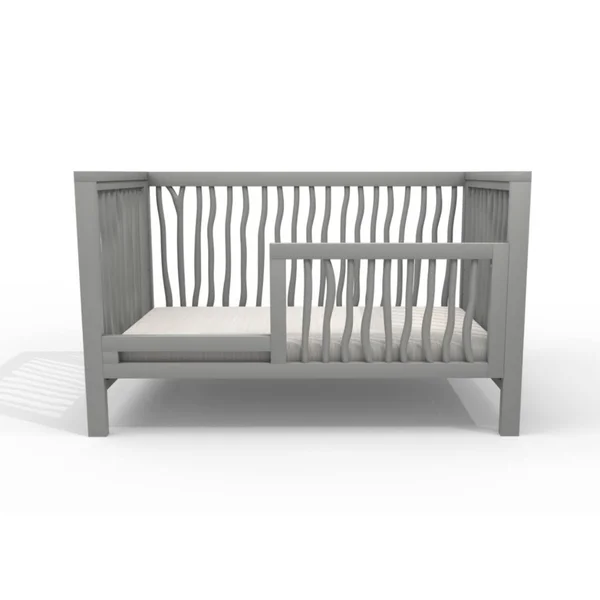 Milk Street Baby Branch Toddler Bed Conversion Kit (Color: Natural/Snow)