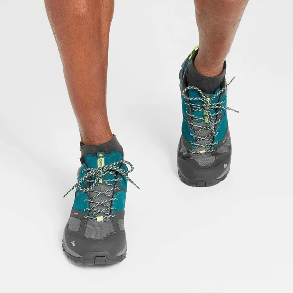 Quechua Men's Mh500, Hiking Shoes in Dark Petrol Blue, Size 6.5