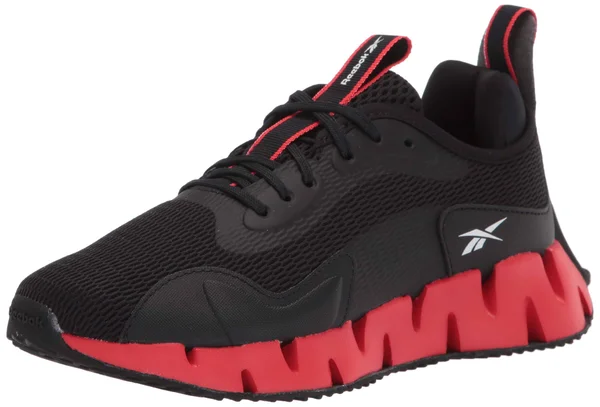 Reebok Boys Zig Dynamica Sneaker Running Sneakers - Black Size 4.5m