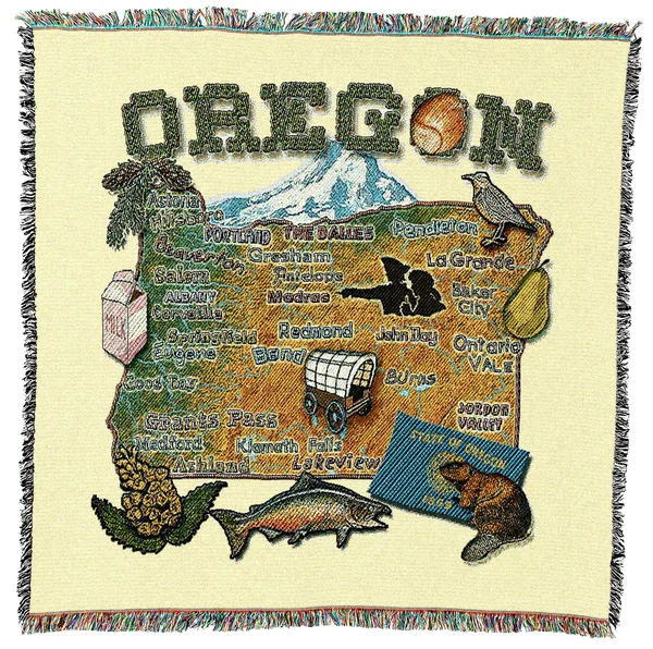 Oregon State Small Blanket, Pure Country Weavers