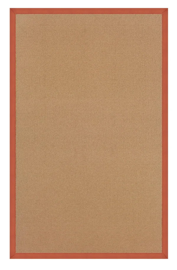 Linon Athena Cork/Burnt Orange 8&9x22 x 12& Rug