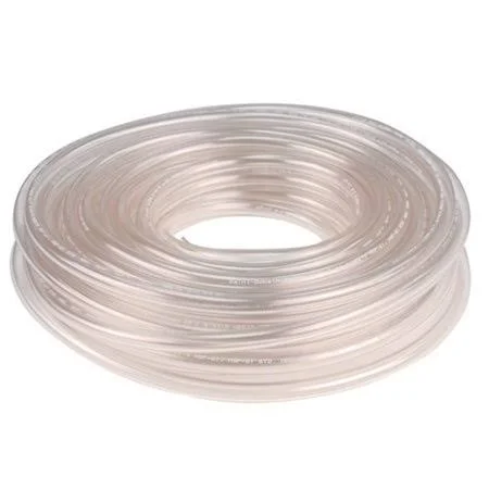 Clear Flexible Soft PVC Tubing for Food - Beverage and Dairy Applications - Inner Diameter 3/4 inch - Outer Diameter 1-1/8 inch