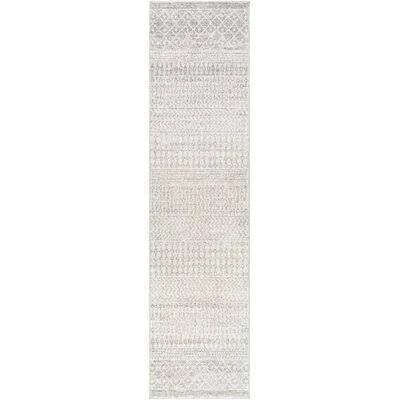 Kenmore Geometric Light Gray/Medium Gray/White Area Rug AllModern Rug Size: Runner 2&7x22 x 18&