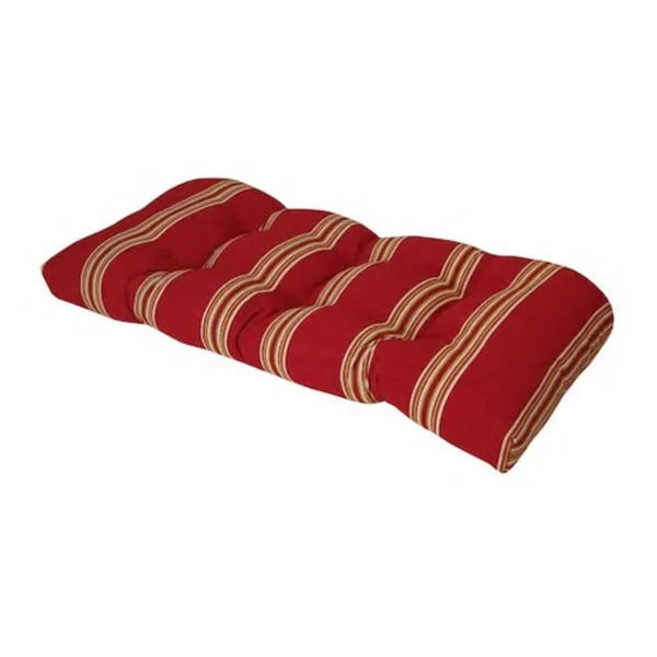 Terrasol Outdoor Settee CUSHION, Red