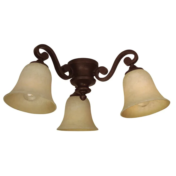 Craftmade Lk35cfl 3 Light Fan Light Kit Burnt Sienna