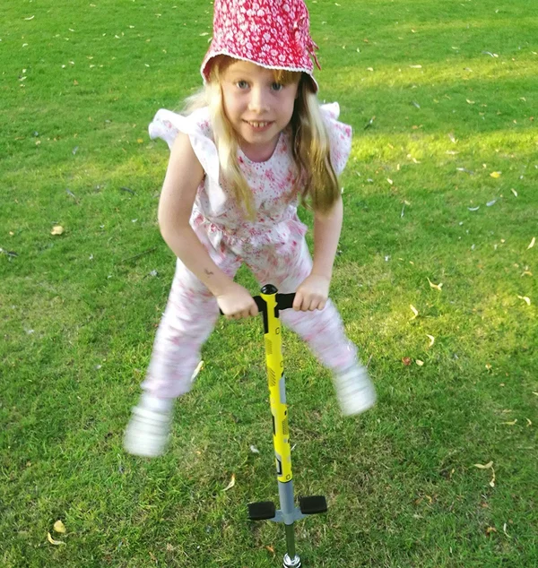 Pogo Stick for Kids - Aero Advantage - for Kids 5 - 6, 7, 8, 9, 10 Years Old & Up to 90lbs (36kgs) - Awesome Fun Quality Pogo Stic